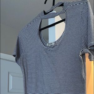 Open neck shirt